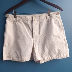 GAP  Cream Bermudas Relaxed Fit